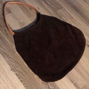 Brown Suede Gap bag
